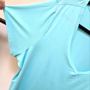 Gorgeous Light Blue V-Neck Blouse